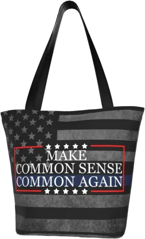 Make Common Sense Common Again Fashion Shoulder Bag Large Capacity For Man Or Woman