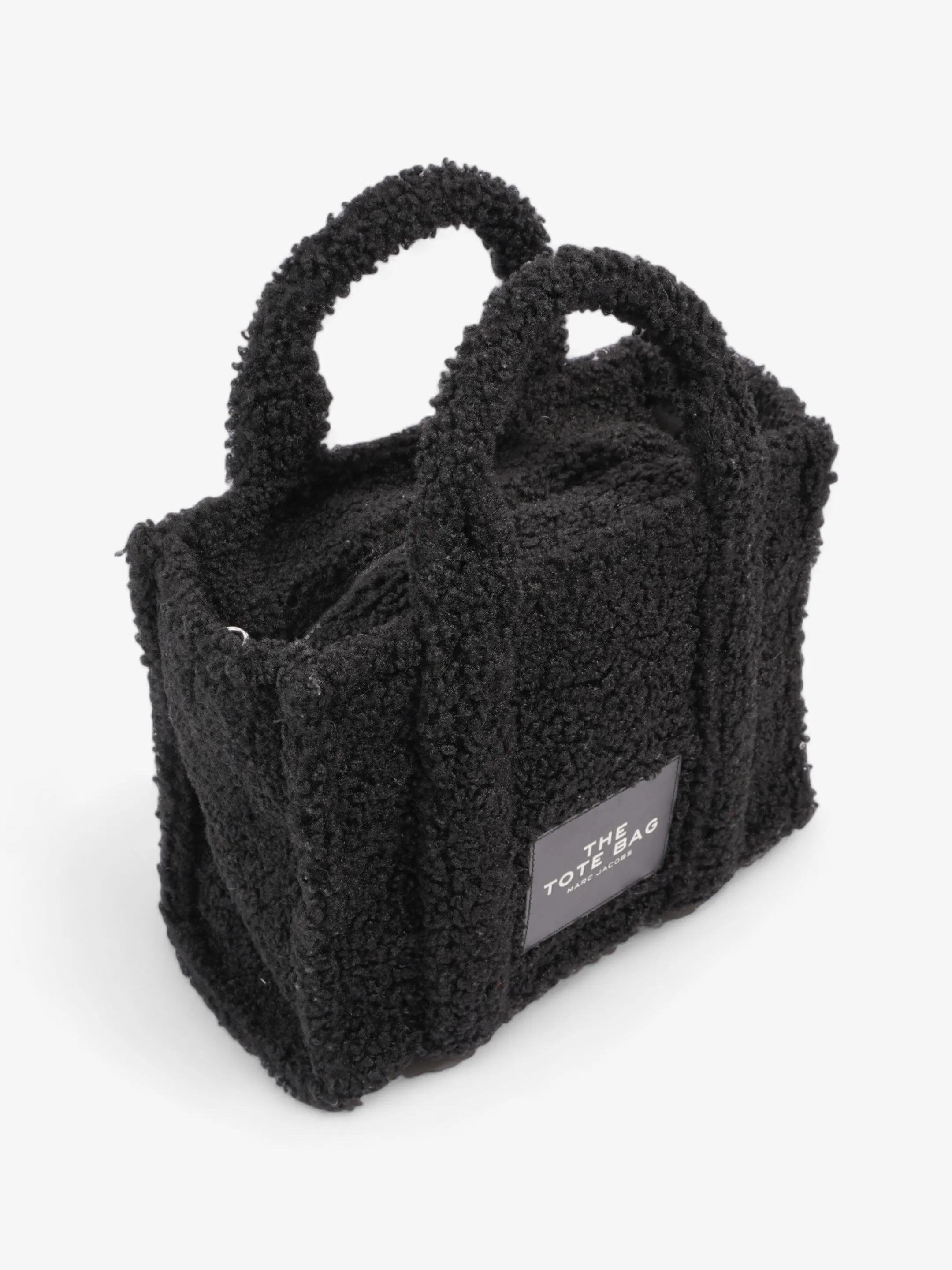 Marc Jacobs Teddy Tote Black Shearling Medium