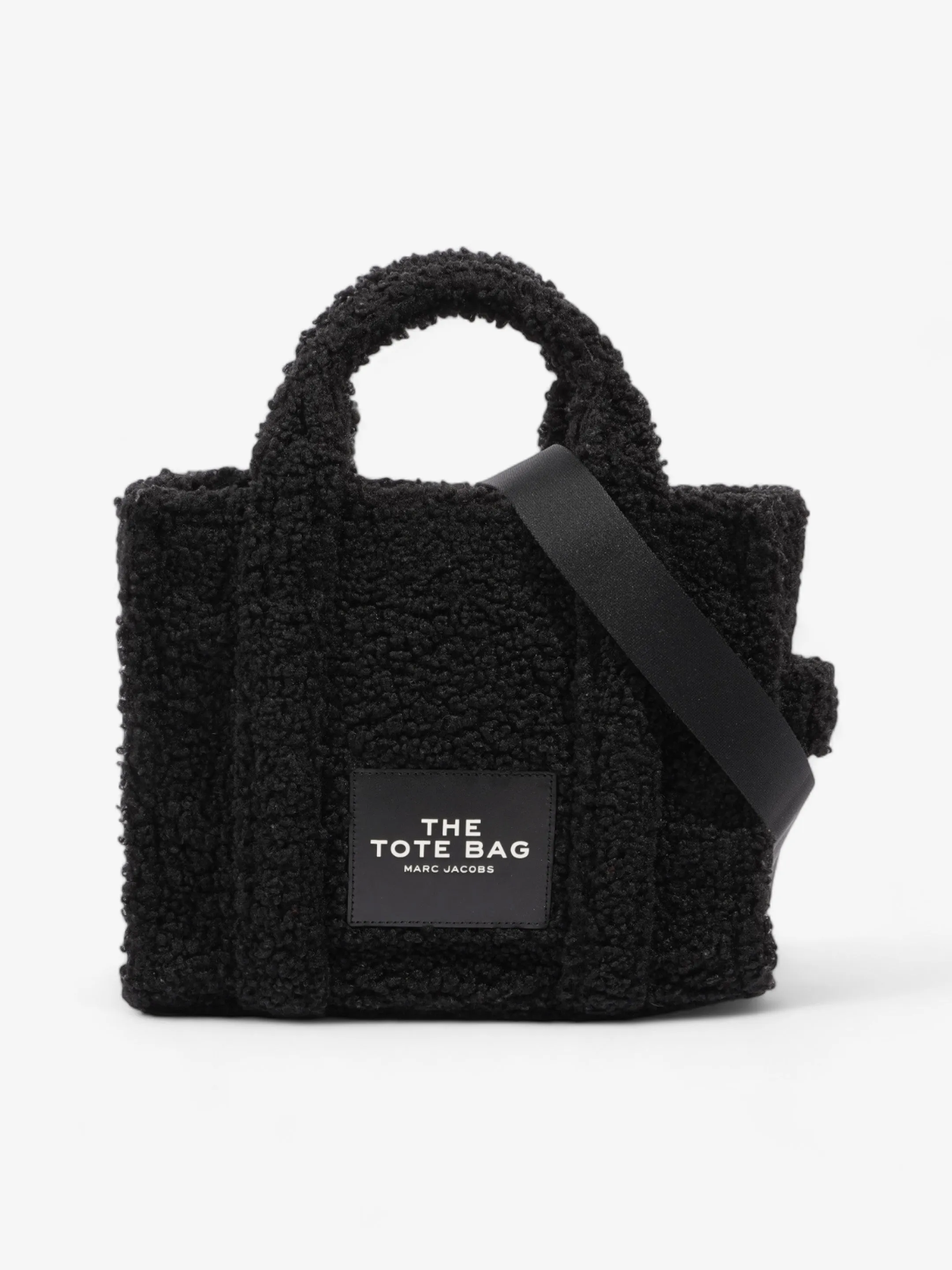Marc Jacobs Teddy Tote Black Shearling Medium