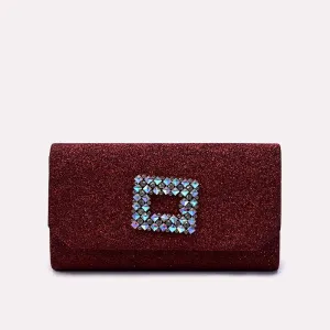 Maroon Casual Clutch 0315672