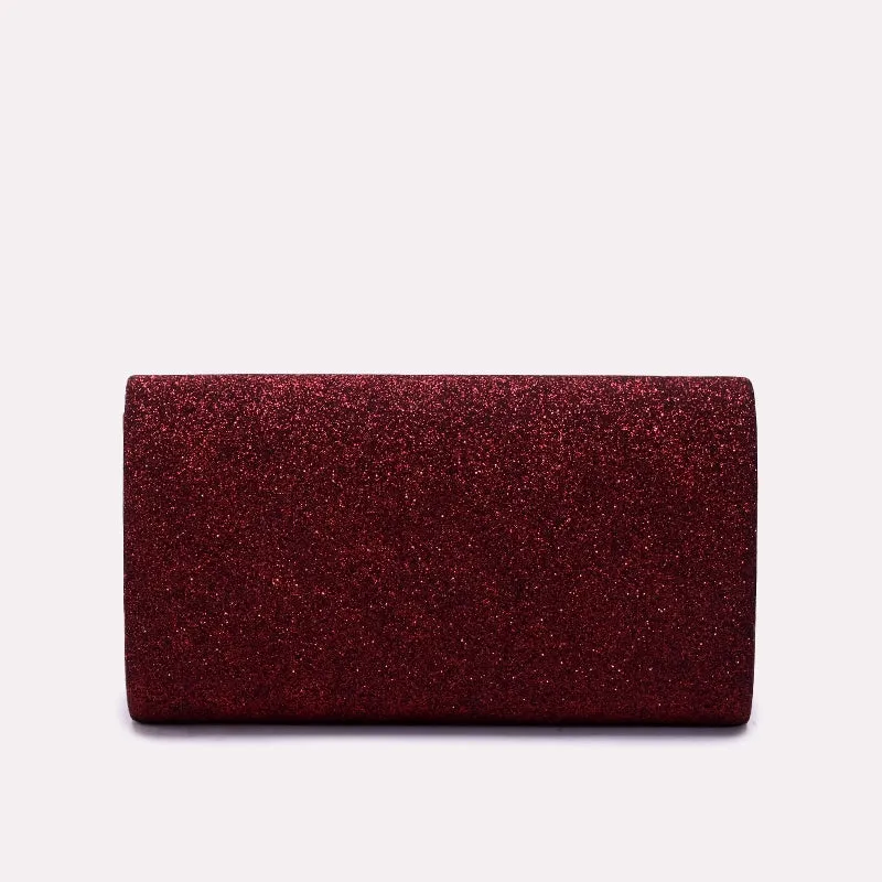 Maroon Casual Clutch 0315672