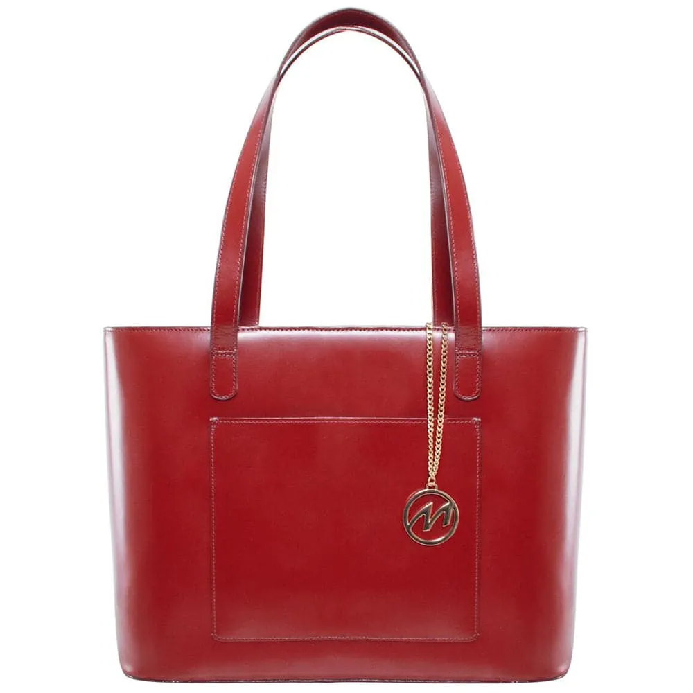 McKlein USA Alyson Leather Tote Bag with Tablet Pocket