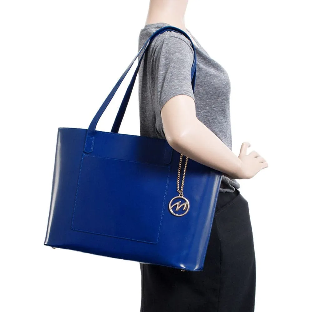 McKlein USA Alyson Leather Tote Bag with Tablet Pocket