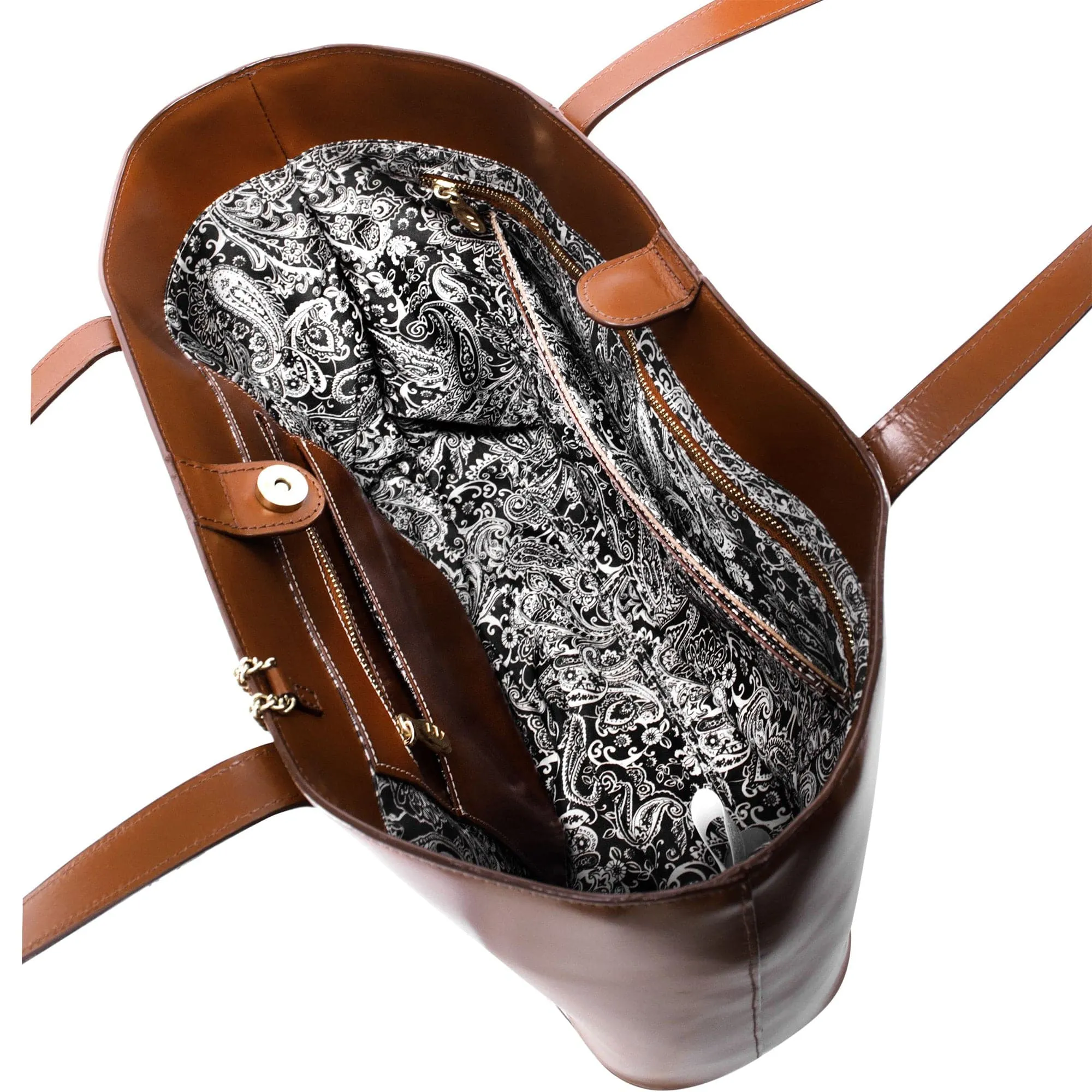 McKlein USA Alyson Leather Tote Bag with Tablet Pocket