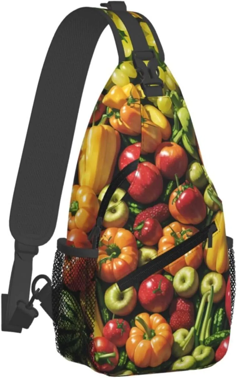 Mechanical Gold Disc Sling Bag For Women Mencross Sling Bag Fashion Crossbody Shoulder Bag Chest Bag For Hiking Travel