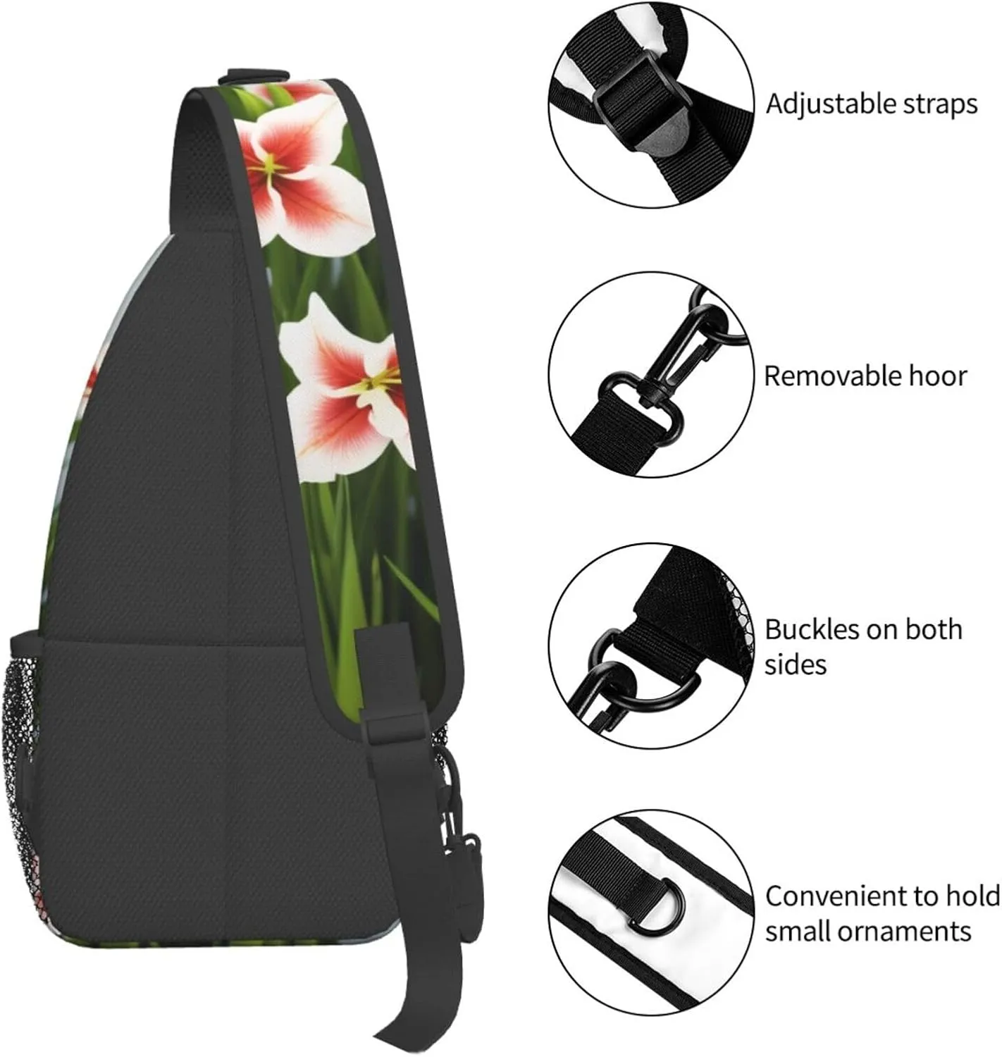 Mechanical Gold Disc Sling Bag For Women Mencross Sling Bag Fashion Crossbody Shoulder Bag Chest Bag For Hiking Travel
