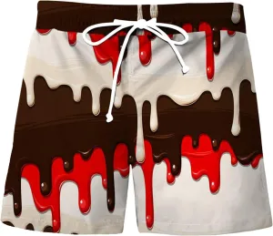 Men Swim Trunk 2024 Short Pant Casual Printed Beach Short Floral Beach Splicing Fashion Pants Short Men Swim Swim