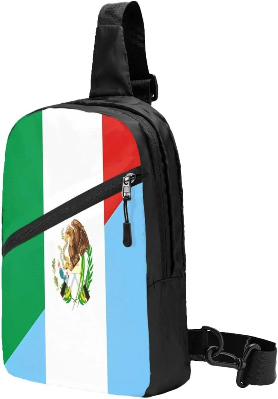 Mexico Guatemala Guatemalan Flag Crossbody Bag Portable Sling Bags Foldable Chest Daypack Reusable Sports Shoulder Backpack Diagonally Casual Rucksack Travel Bag