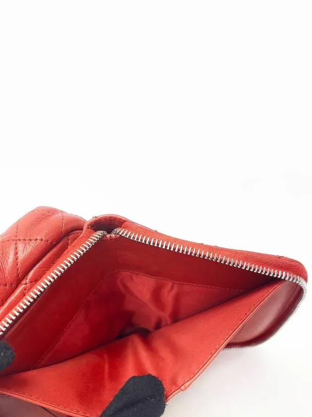Mini Bag Chanel Lambskin Matrasse Seamless Cross Global delivery 15th Chain 4VCHB34243 Red