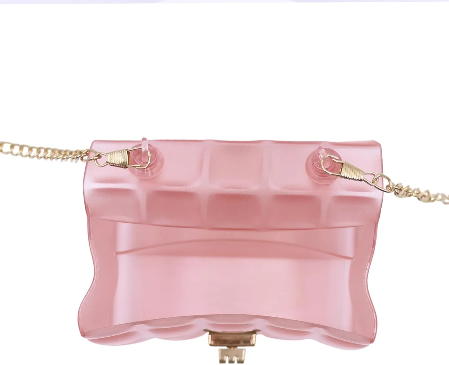 Mini Candy Color Jelly Crossbody Purse for Little Girls Women Transparent Cassette Handbag Shoulder Bag with Top Handle