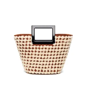 MINI RIVIERA IN IVORY WOVEN SHEARLING
