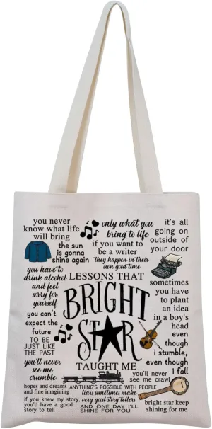 MNIGIU Musical Encouragement Quote Gift Tote Bag Musical Lover Gift Merchandise