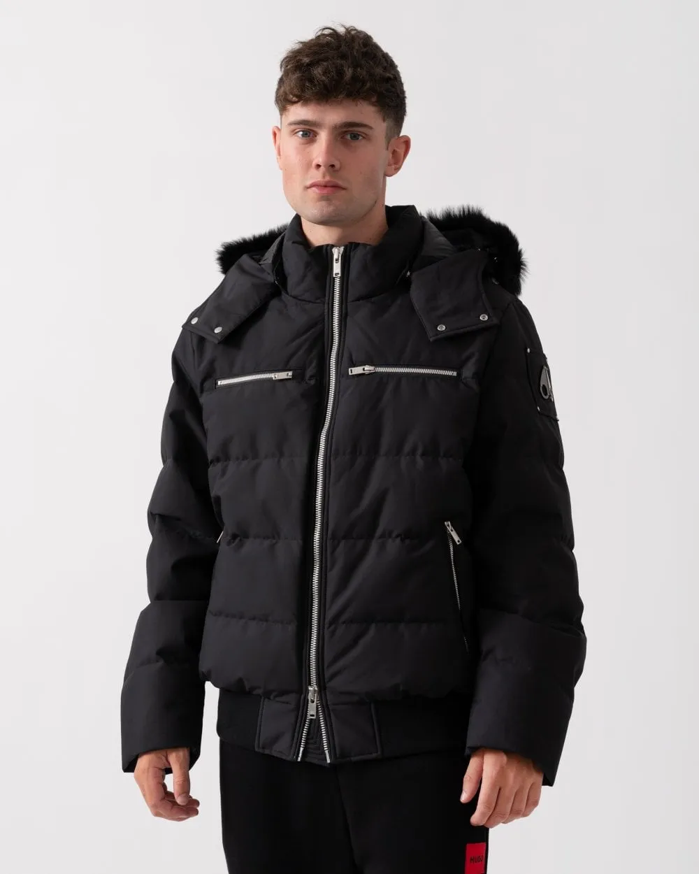 Moose Knuckles Mens Cloud Neoshear Mens Bomber Jacket