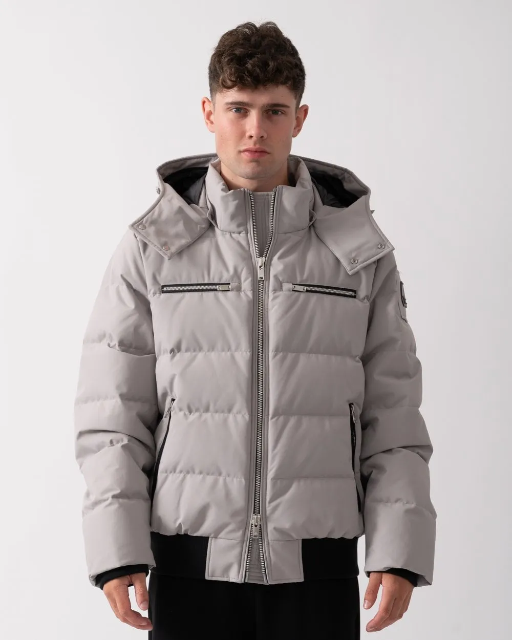 Moose Knuckles Mens Cloud Neoshear Mens Bomber Jacket