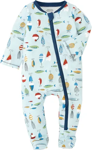 Mud Pie Baby Boys' Fishing Lure Sleeper