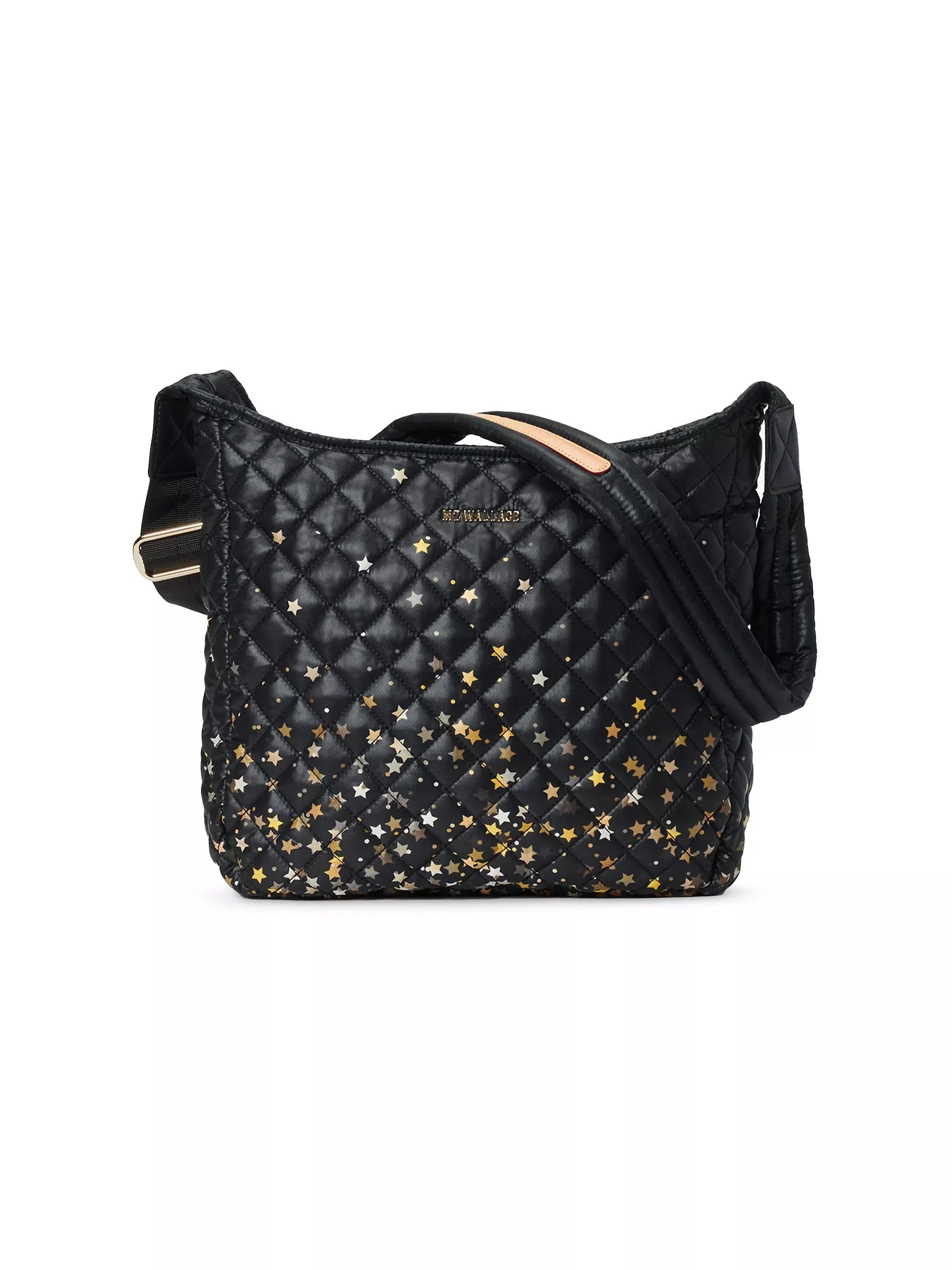 MZ WALLACE PARKER STAR PRINT QUILTED CROSSBODY BAG