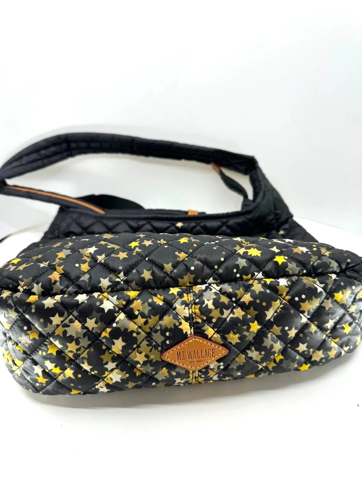 MZ WALLACE PARKER STAR PRINT QUILTED CROSSBODY BAG