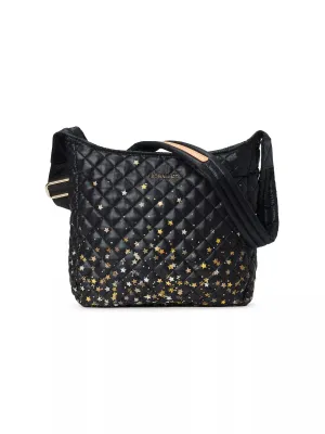 MZ WALLACE PARKER STAR PRINT QUILTED CROSSBODY BAG