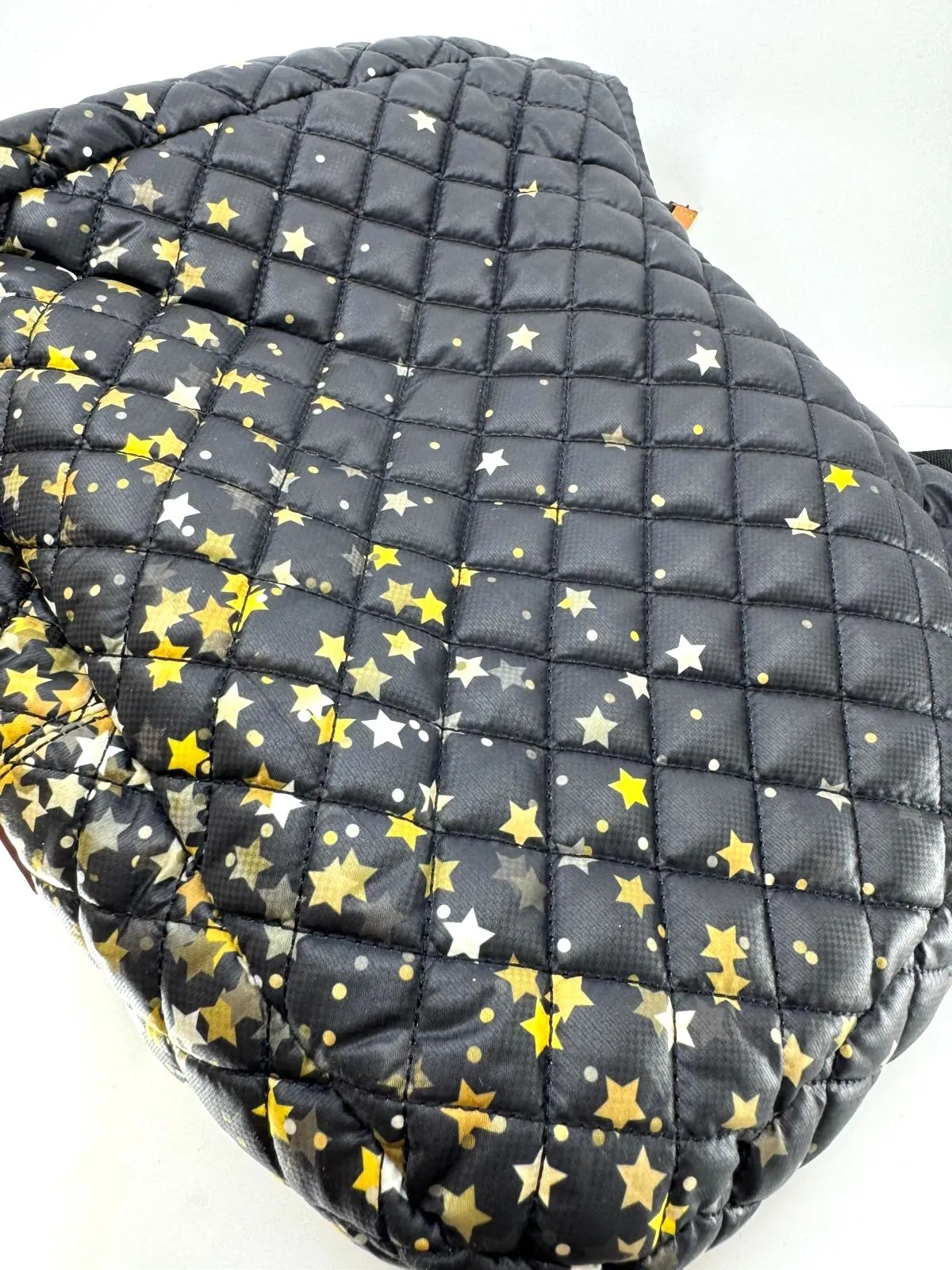 MZ WALLACE PARKER STAR PRINT QUILTED CROSSBODY BAG