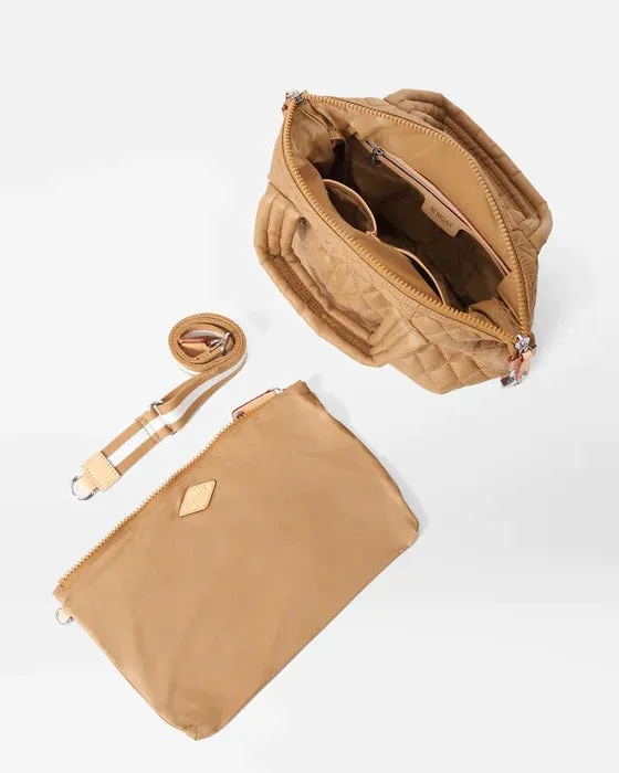 MZ WALLACE SMALL SUTTON DELUXE BAG CARAMEL