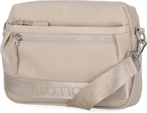 Nautica Nylon Bean Crossbody/Belt Bag with Adjustable Shoulder Strap, Mushroom