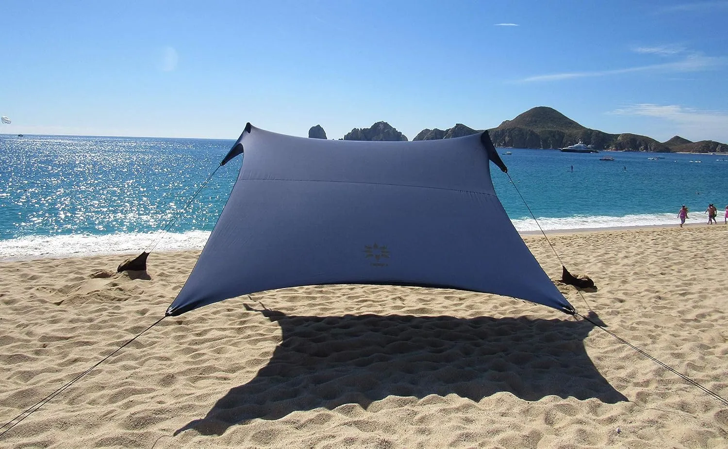 Neso Tents Grande Beach Tent, 7ft Tall, 9 x 9ft, Reinforced Corners and Cooler Pocket