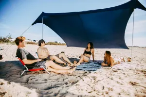 Neso Tents Grande Beach Tent, 7ft Tall, 9 x 9ft, Reinforced Corners and Cooler Pocket
