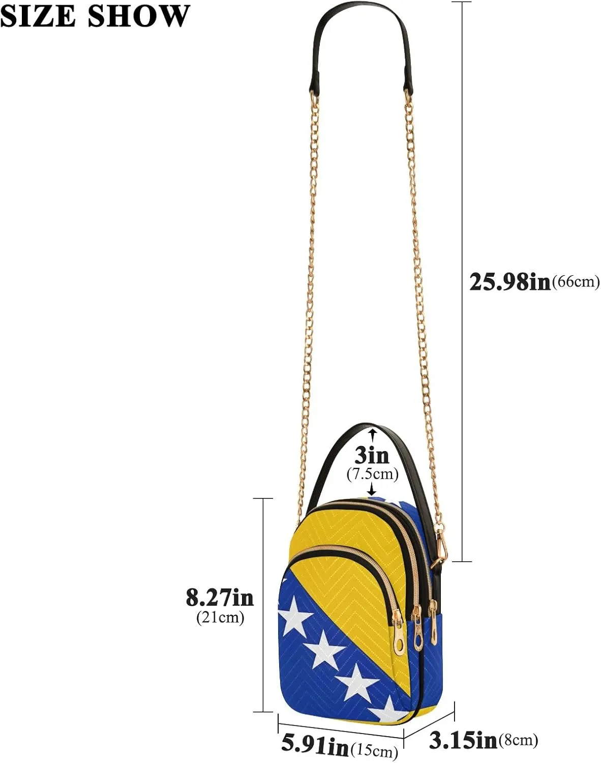 ODAWA Madagascar Flag Women Crossbody Bags Shoulder Bag for Women Crossbody Women Crossbody Bags Small