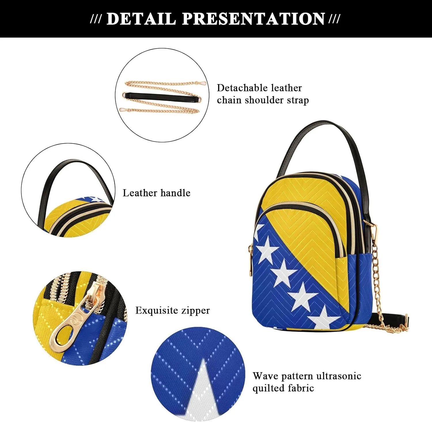 ODAWA Madagascar Flag Women Crossbody Bags Shoulder Bag for Women Crossbody Women Crossbody Bags Small