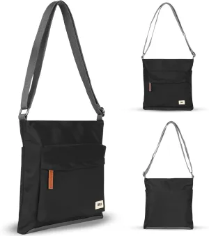 ORI LONDON Medium Nylon Crossbody Bags for Women & Men - Small Crossbody Bag w/Chunky Zippers - The Kennington