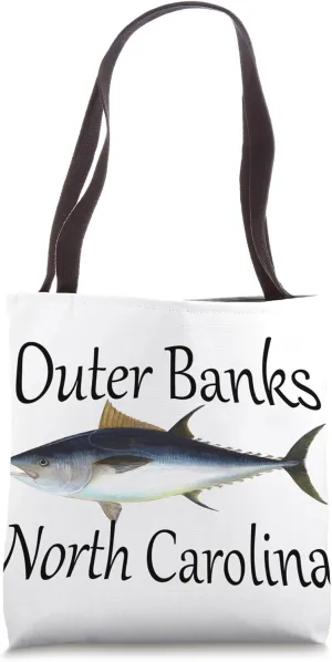 Outer Banks NC Bluefin Tuna Tote Bag