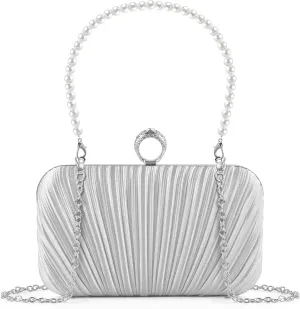 PACETAP Women's Evening Bag Clutch Purse, Handbag Chain Strap Shoulder Bag for Wedding Party Cocktail Prom Dinner