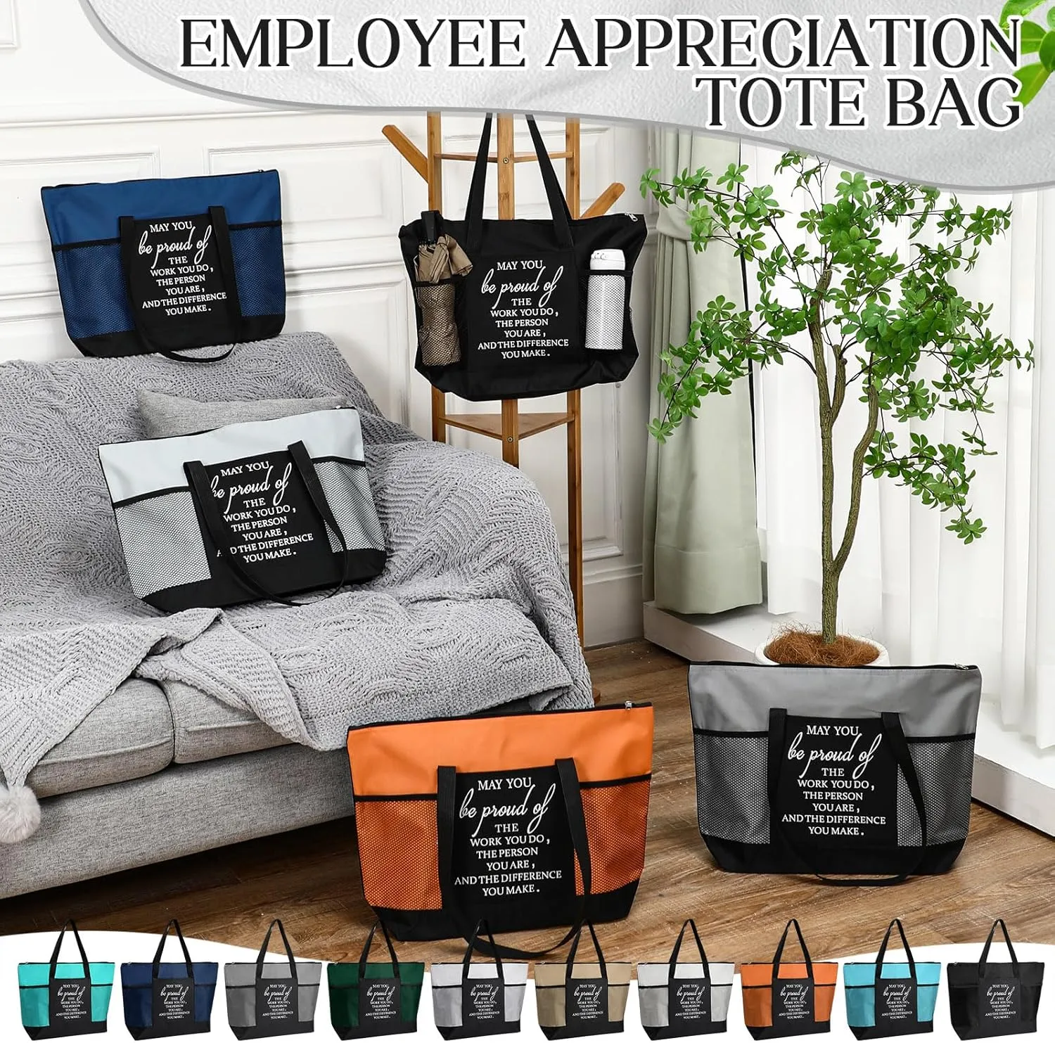 Paterr Nurse Tote Bags Employee Appreciation Gift for Coworker May You Be Proud of the Work Sign Nurse Bag