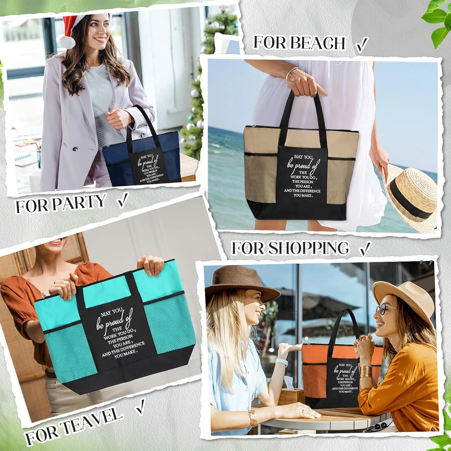 Paterr Nurse Tote Bags Employee Appreciation Gift for Coworker May You Be Proud of the Work Sign Nurse Bag