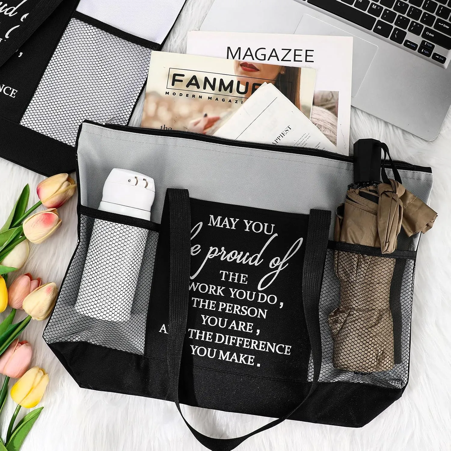 Paterr Nurse Tote Bags Employee Appreciation Gift for Coworker May You Be Proud of the Work Sign Nurse Bag
