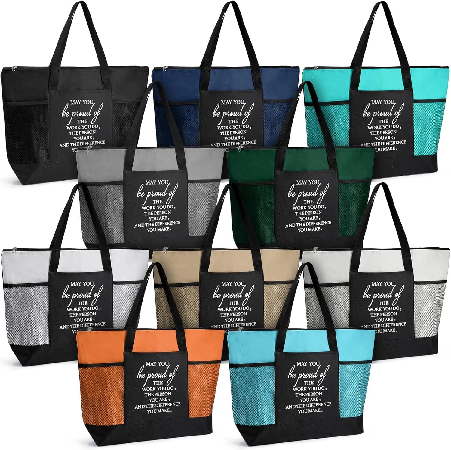 Paterr Nurse Tote Bags Employee Appreciation Gift for Coworker May You Be Proud of the Work Sign Nurse Bag