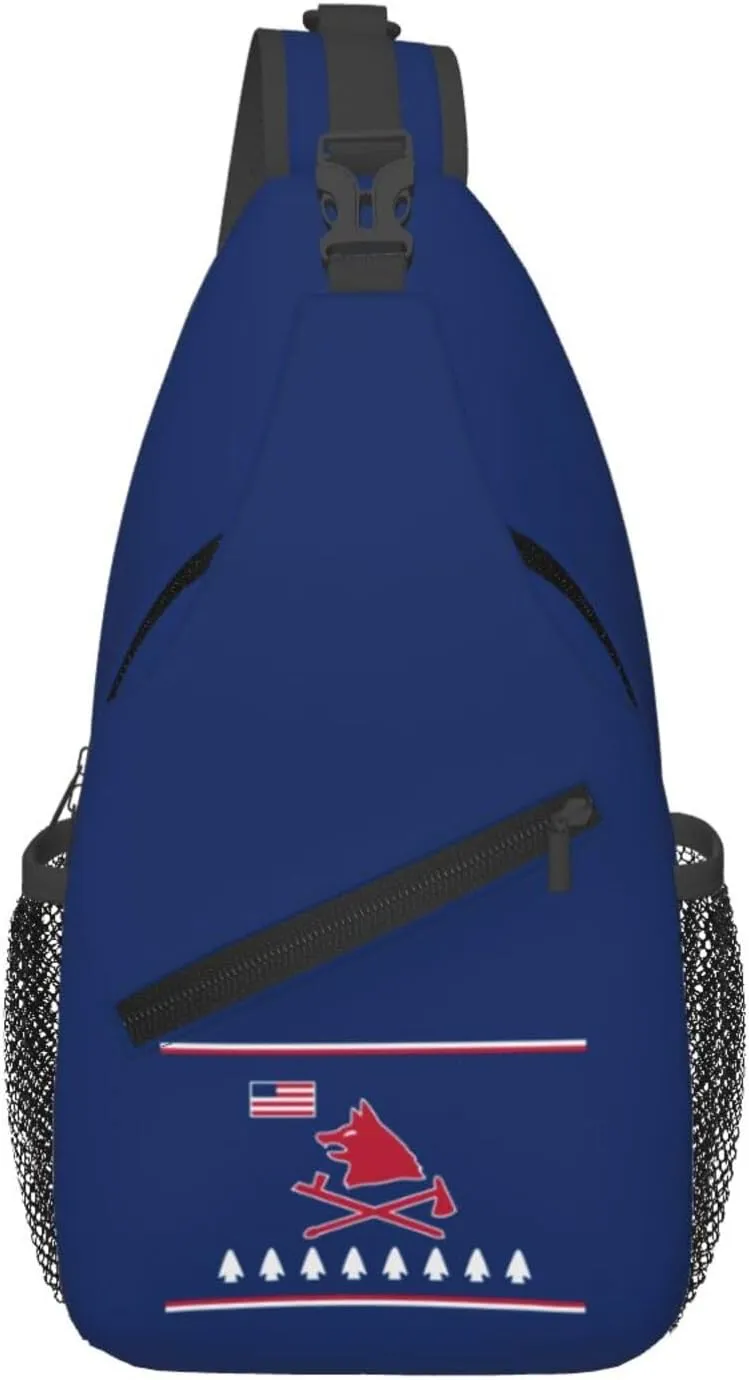 Pawnee Flag Crossbody Bags For Women Men Chest Backpack Gym Shoulder Bag Travel Outdoor Sports Casual Crossbody Bags