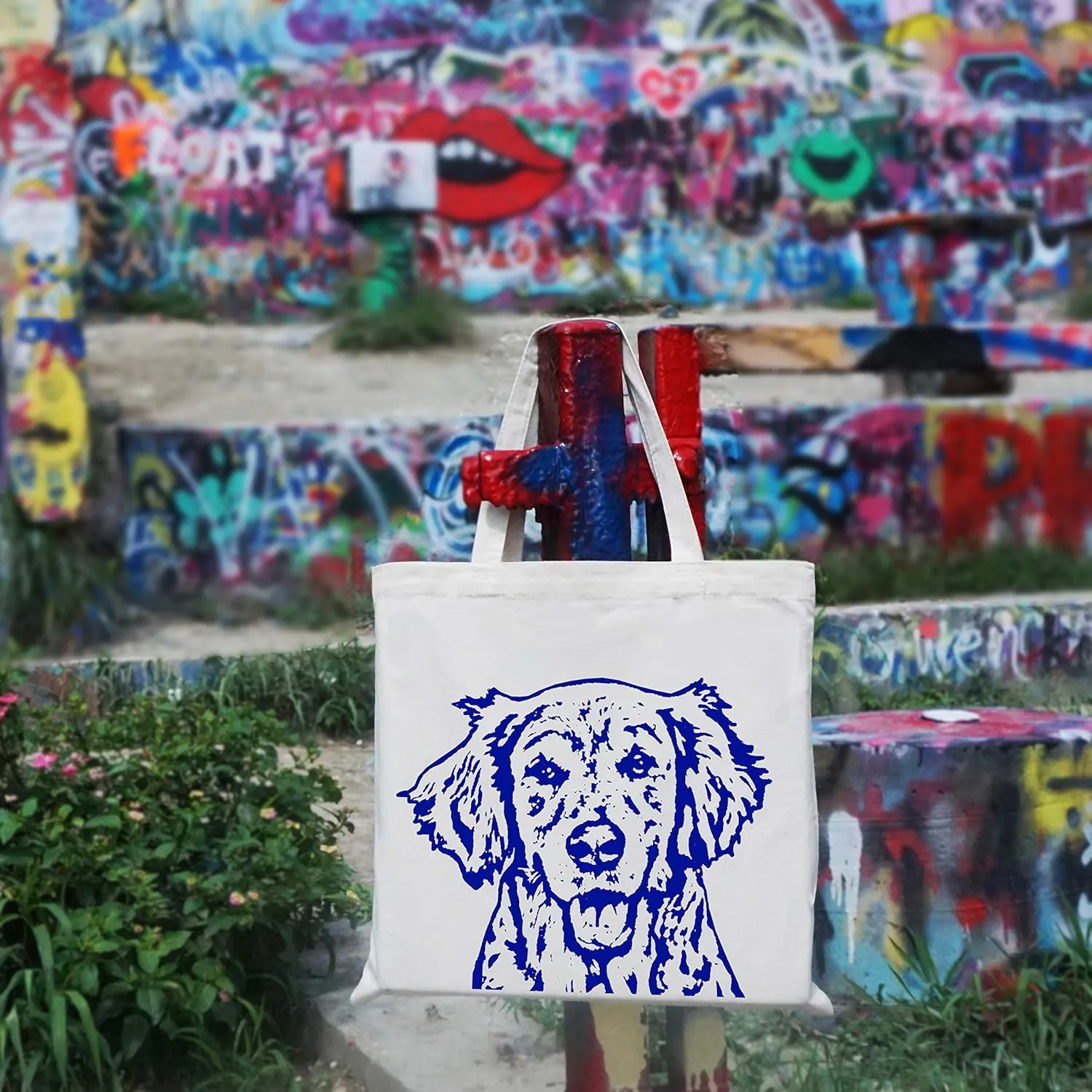 Pet Studio Art Dog Tote Bag