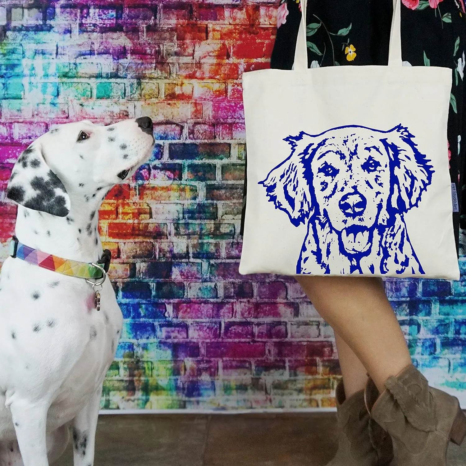 Pet Studio Art Dog Tote Bag