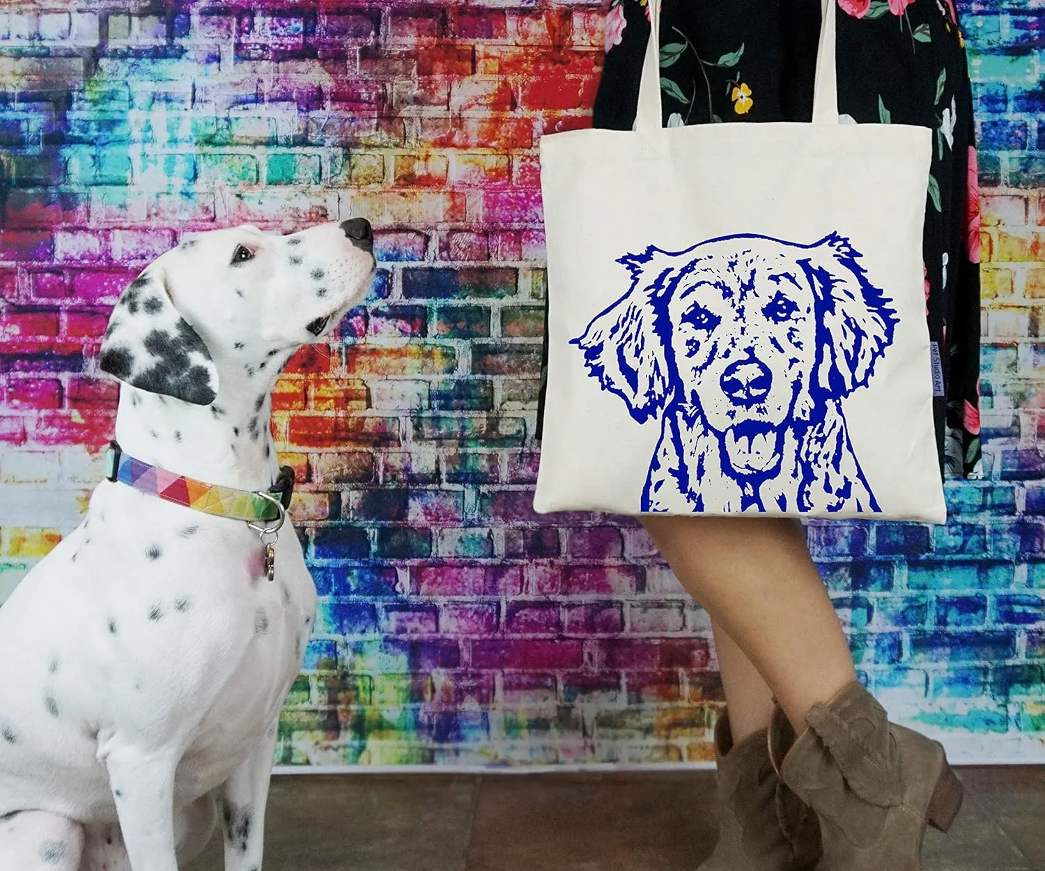 Pet Studio Art Dog Tote Bag
