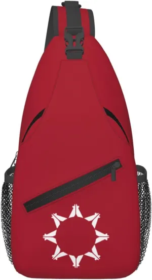 Pine Ridge Flag Crossbody Bags For Women Men Chest Backpack Gym Shoulder Bag Travel Outdoor Sports Casual Crossbody Bags
