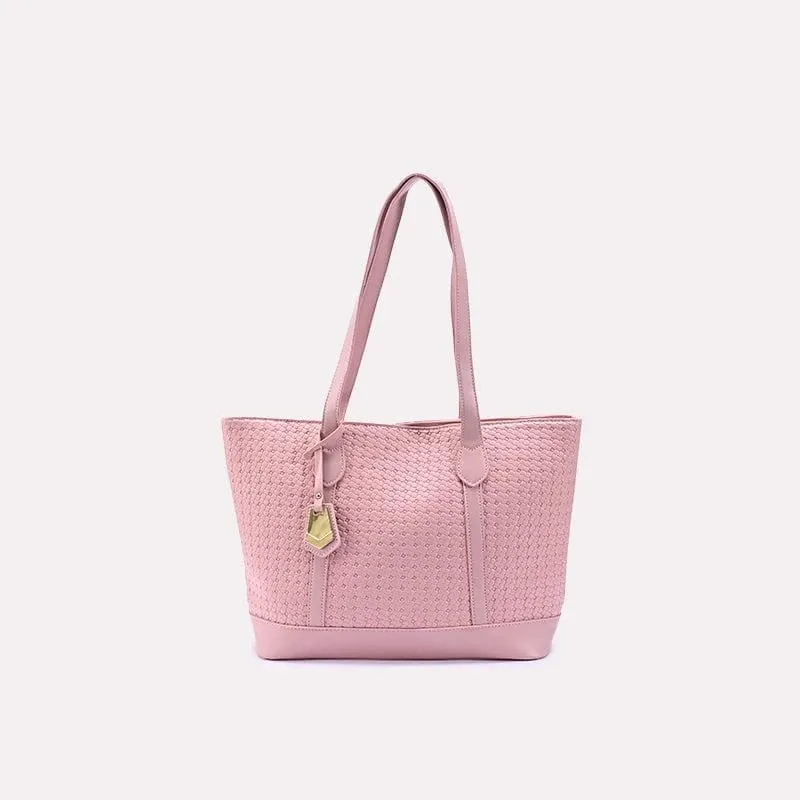 Pink Casual Shoulder Bag 0331268
