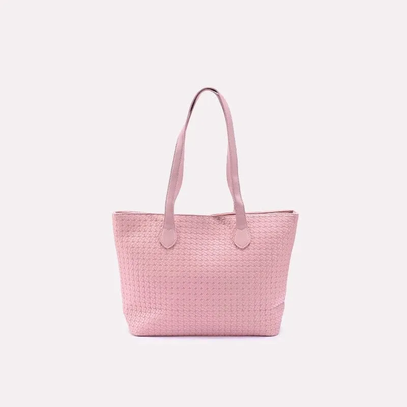 Pink Casual Shoulder Bag 0331268