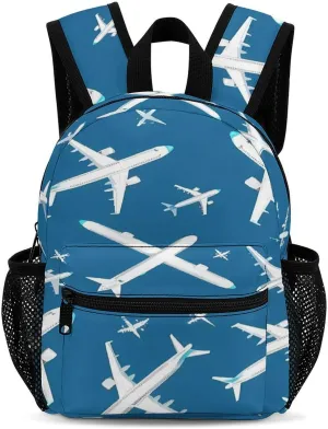 Plane Aircraft Airplane Jet Backpack Cute Laptop Bag Mini Shoulder Bags Travel Casual Daypacks 13 Inch