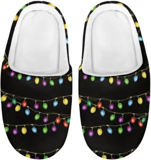 Polero Cute Printed Kids Slippers - Soft Plush Winter Slip On House Slippers