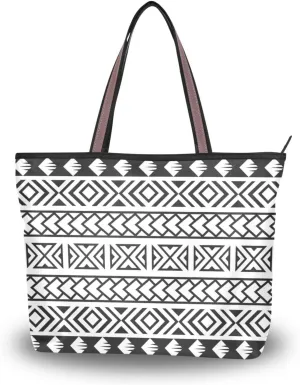 Polynesian Hawaiian Fashion Shoulder Bags Tote Bags Handbags For Women, L