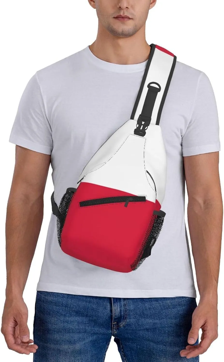 Portuguese flag Men's And Women's Small Crossbody Bags Chest Bags Daily Bags Are Suitable For Outdoor Hiking Trips