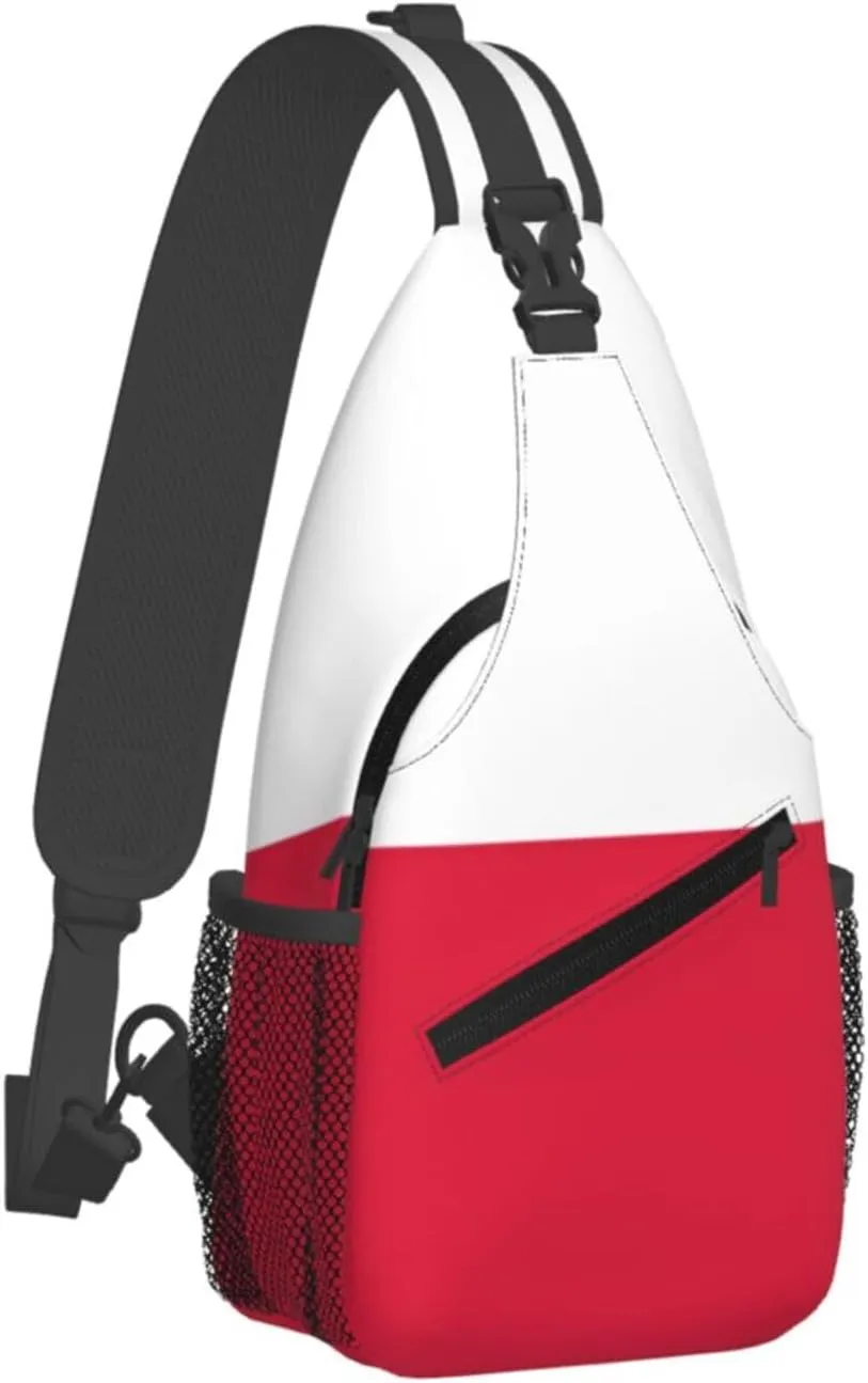 Portuguese flag Men's And Women's Small Crossbody Bags Chest Bags Daily Bags Are Suitable For Outdoor Hiking Trips