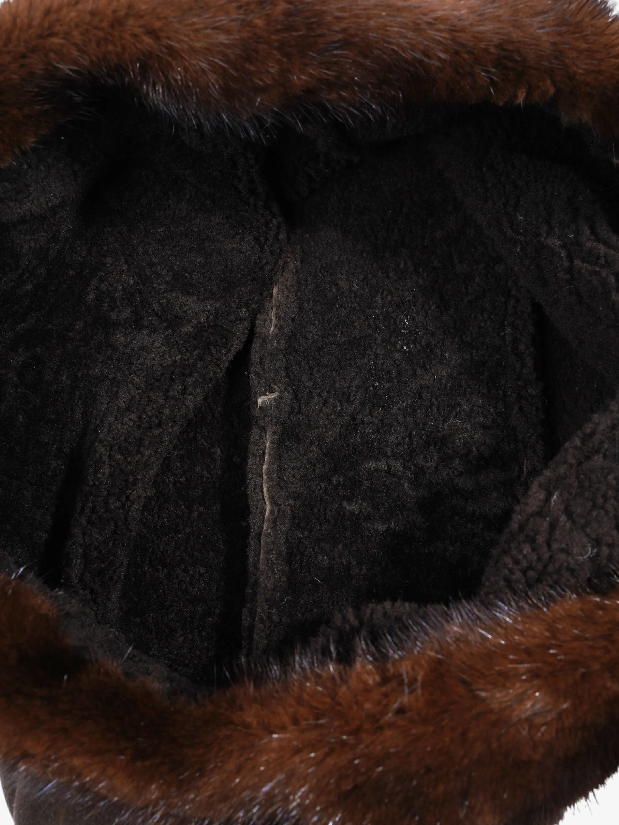Prada Shearling Bag Brown Shearling