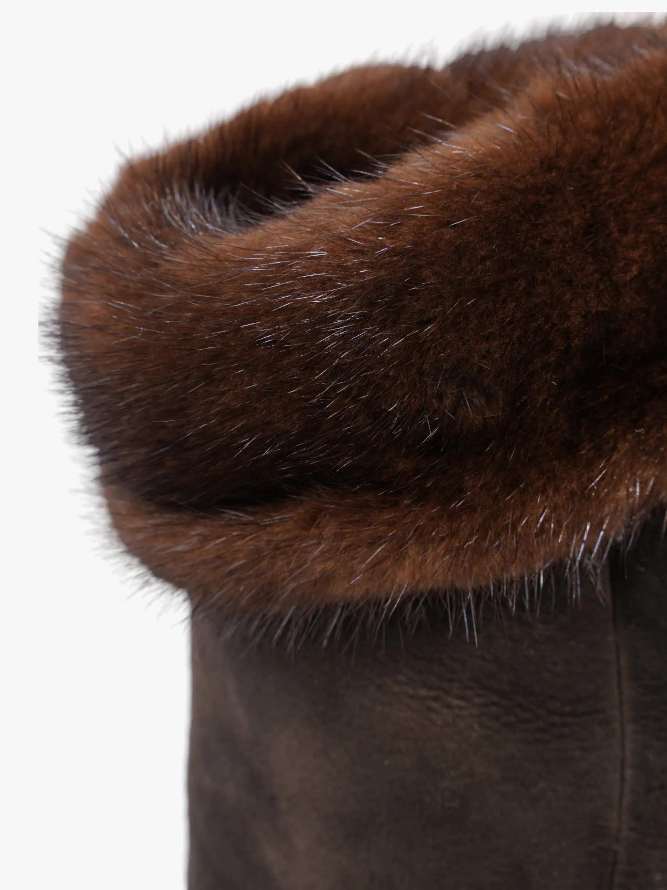 Prada Shearling Bag Brown Shearling
